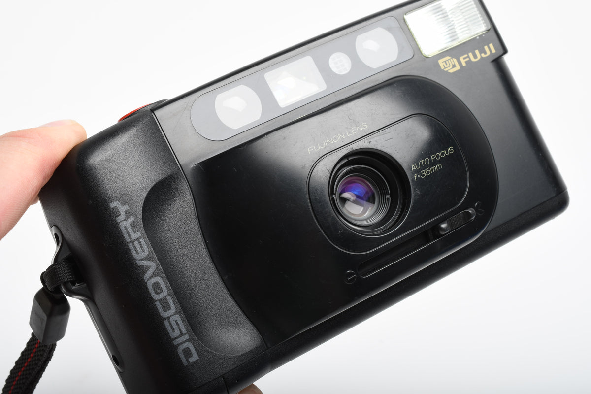 Fuji Discovery 35mm Point&Shoot Camera, Tested, Nice!