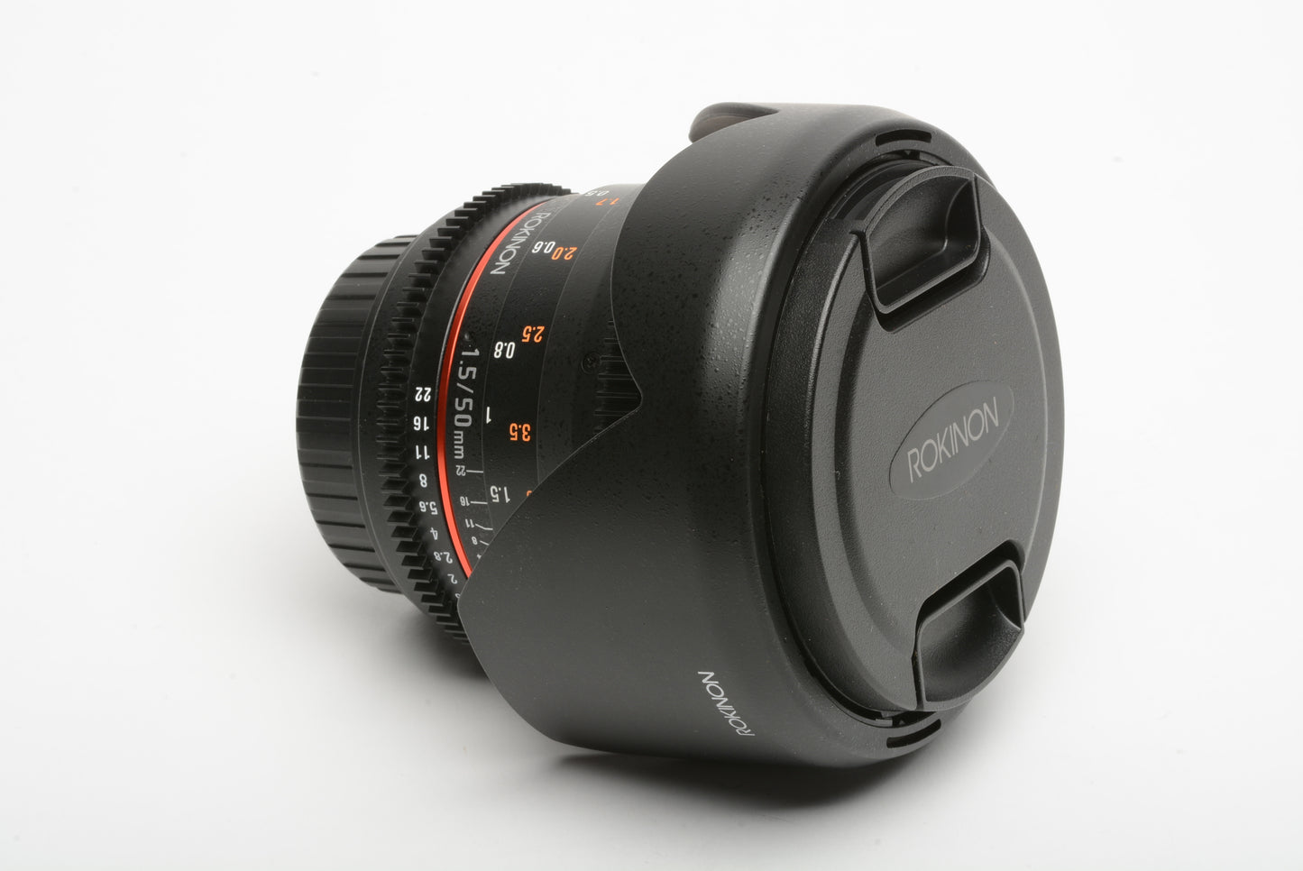 Rokinon 50mm T1.5 AS UMC Cine DS Lens for Canon EF Mount, Mint-