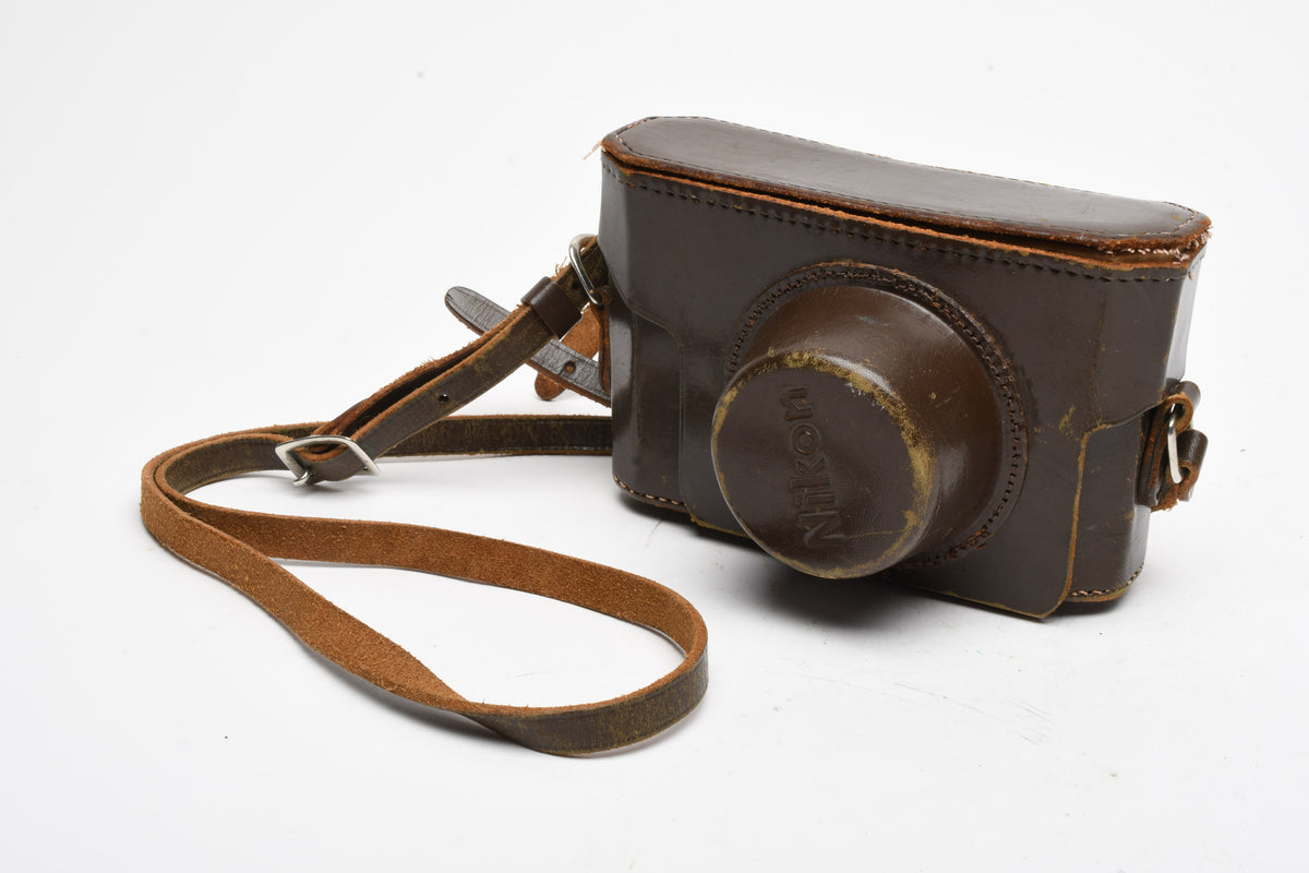 Nikon S 35mm rangefinder MIOJ w/Nikkor-H 5cm f2, Collector, Needs CLA