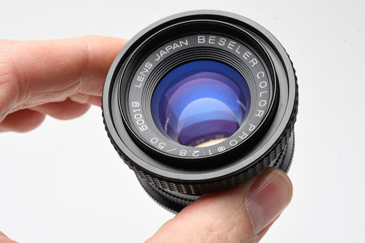 Beseler ColorPro 50mm f2.8 Enlarging Lens, case+box, Mint-