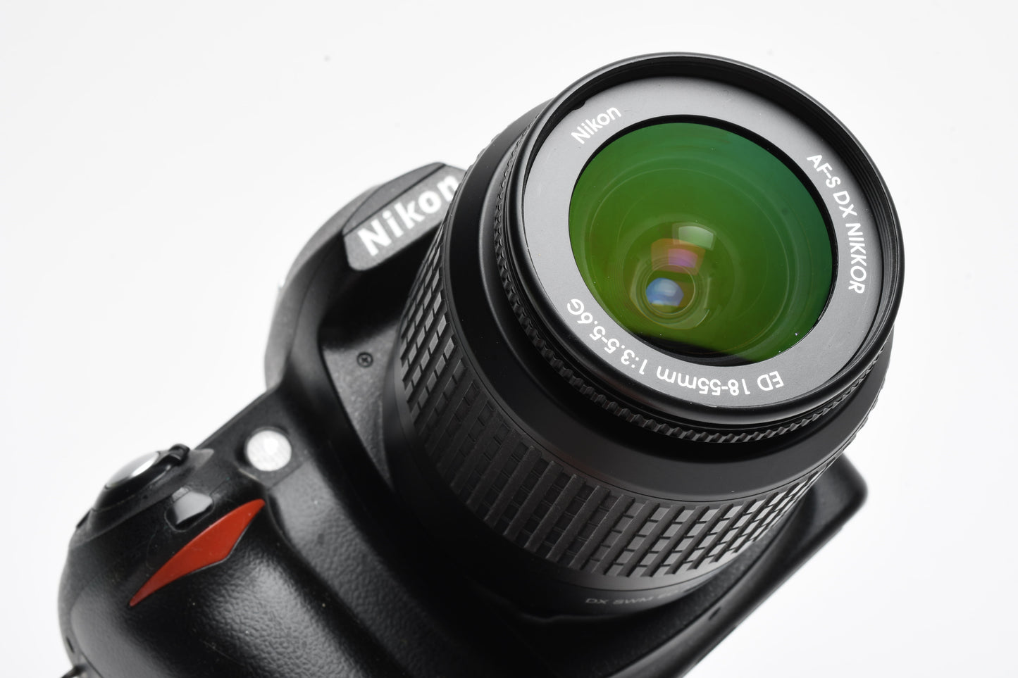 Nikon D50 DSLR body w/18-55mm f3.5-5.6G ED, batt, charger, 12K Acts