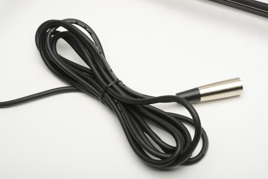 2-Section Broadcast Arm w/Internal Springs & Integrated low noise mic cable + Clamp