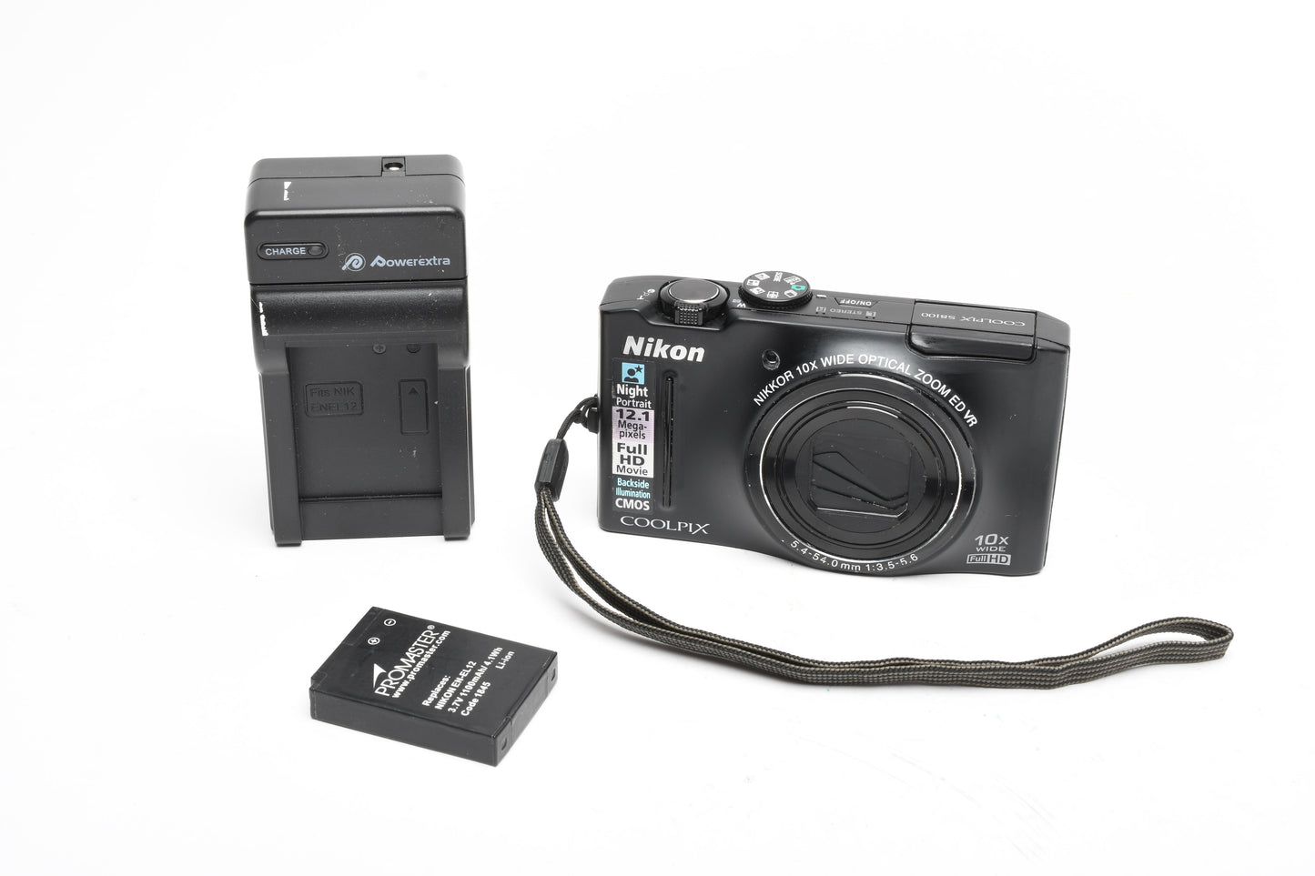 Canon Powershot A2200 14.1MP Digital Point&Shoot (Black), Batt+charger+SD Tested