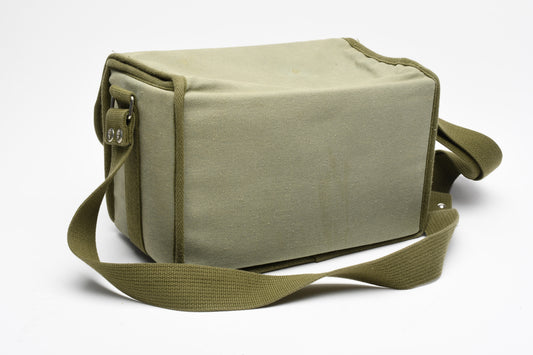Nikon canvas shoulder bag w/Velcro flap, Nice and clean, Vintage, Unique look
