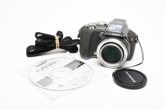 Olympus SP-550UZ 7.1MP Digital Point&Shoot w/strap, 2GB XD Card, Tested, Read*
