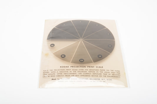 Kodak Projection Print scale for B&W printing, very clean