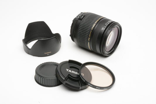 Tamron AF 28-300mm f3.5-6.3 XR Di LD ASPH IF Macro Nikon A06 w/Hood+81A