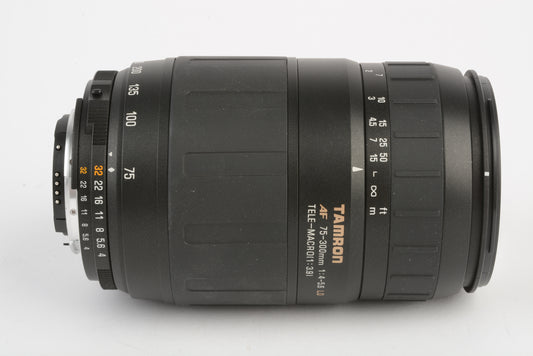 Tamron AF 75-300mm F4-5.6 LD Macro AF-D Zoom lens Nikon Mount, Boxed 672D