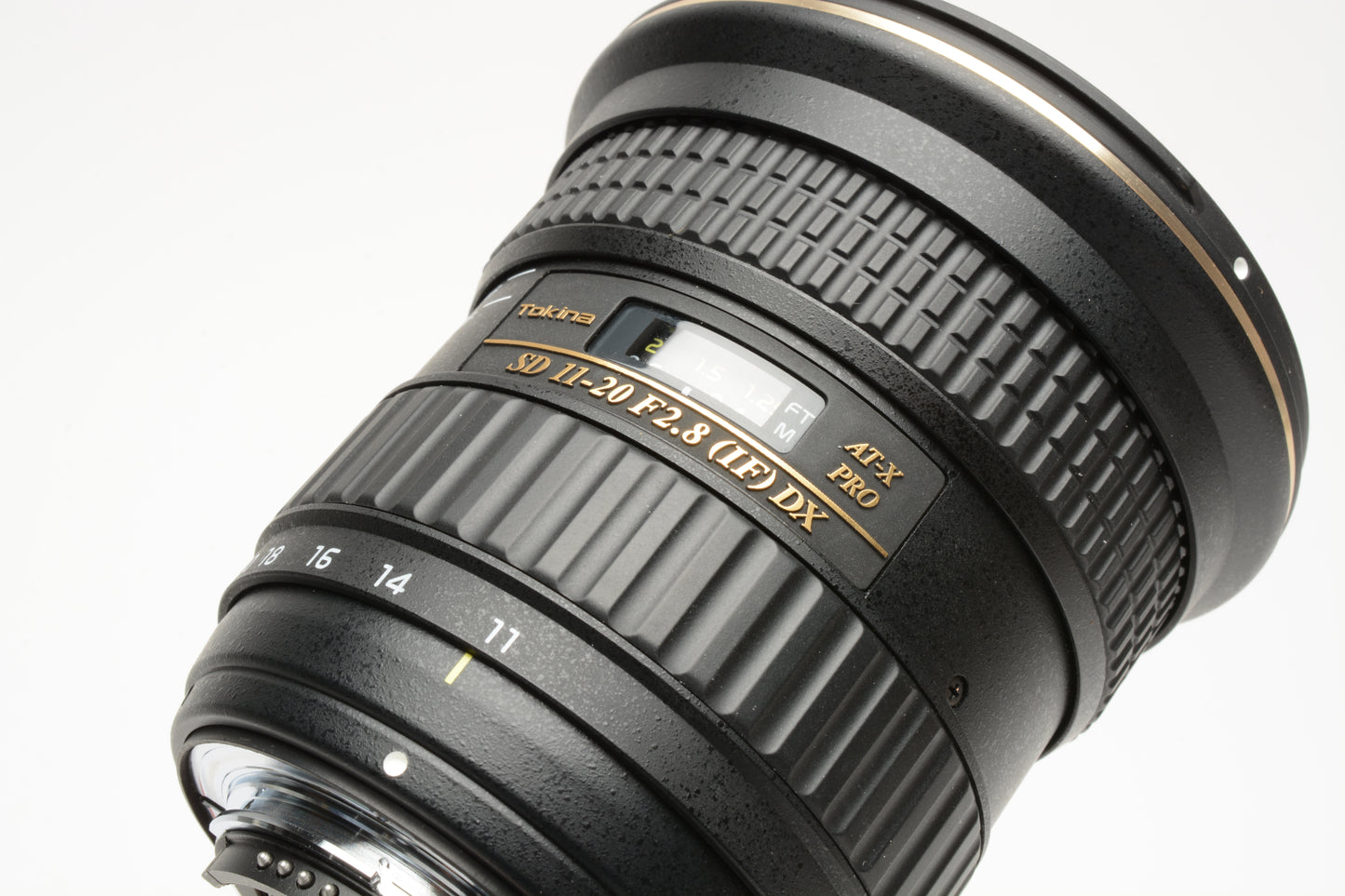 Tokina SD 11-20mm f2.8 IF DX Asph. for Nikon Mount, Hood, Caps, UV, Mint-