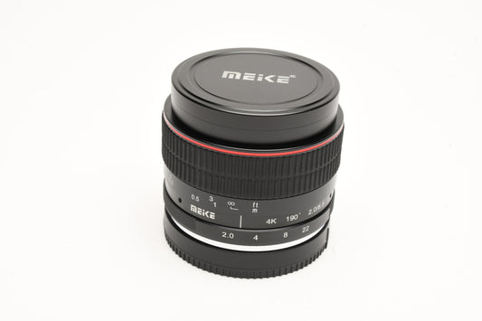 Meike 6.5mm f2 FE Lens for Sony E Mount, Mint- Boxed