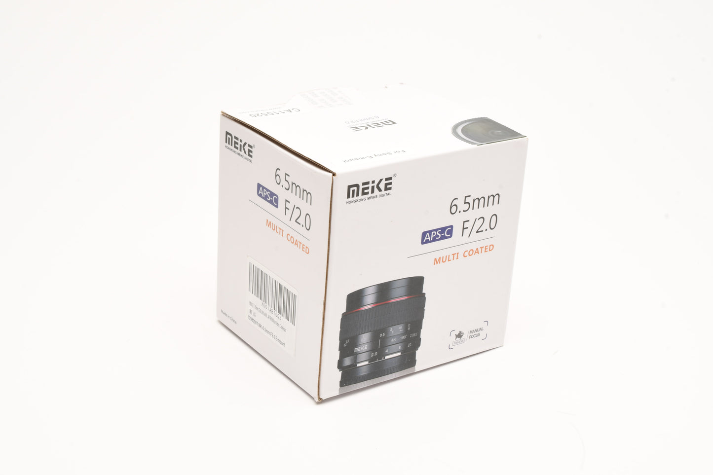 Meike 6.5mm f2 FE Lens for Sony E Mount, Mint- Boxed