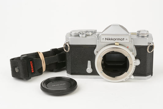 Nikon Nikkormat FT 35mm SLR Body, New Seals! Nice & clean, accurate