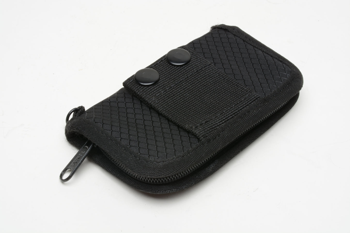 Tenba Tools Universal Zippered Memory Card Wallet - Black, 4 see through Slots