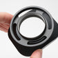 Haoge 39mm Square Metal Screw-in Lens Hood w/cap and retaining ring
