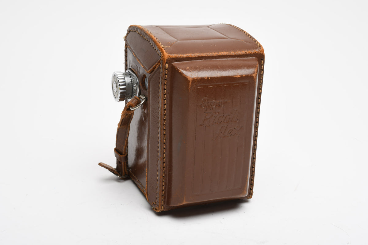 Ricoh Super Ricohflex TLR camera, case+cap, Parts or Repair
