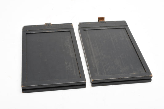 2X 3.25 x 4.5" sheet film holders, Vintage, all wood w/metal locks, Great!