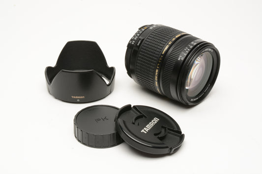 Tamron AF 28-300mm f3.5-6.3 XR LD IF Macro for Pentax A06, +Hood
