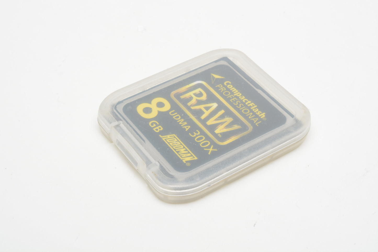 Hoodman 8GB Professional CF 300X UDMA in jewel case, clean, formatted
