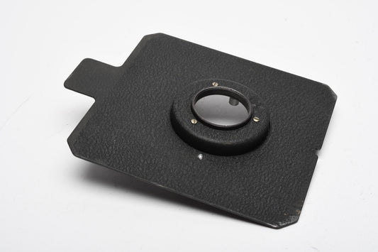 4x5 Lens Board Omega D series Recessed, 42mm opening