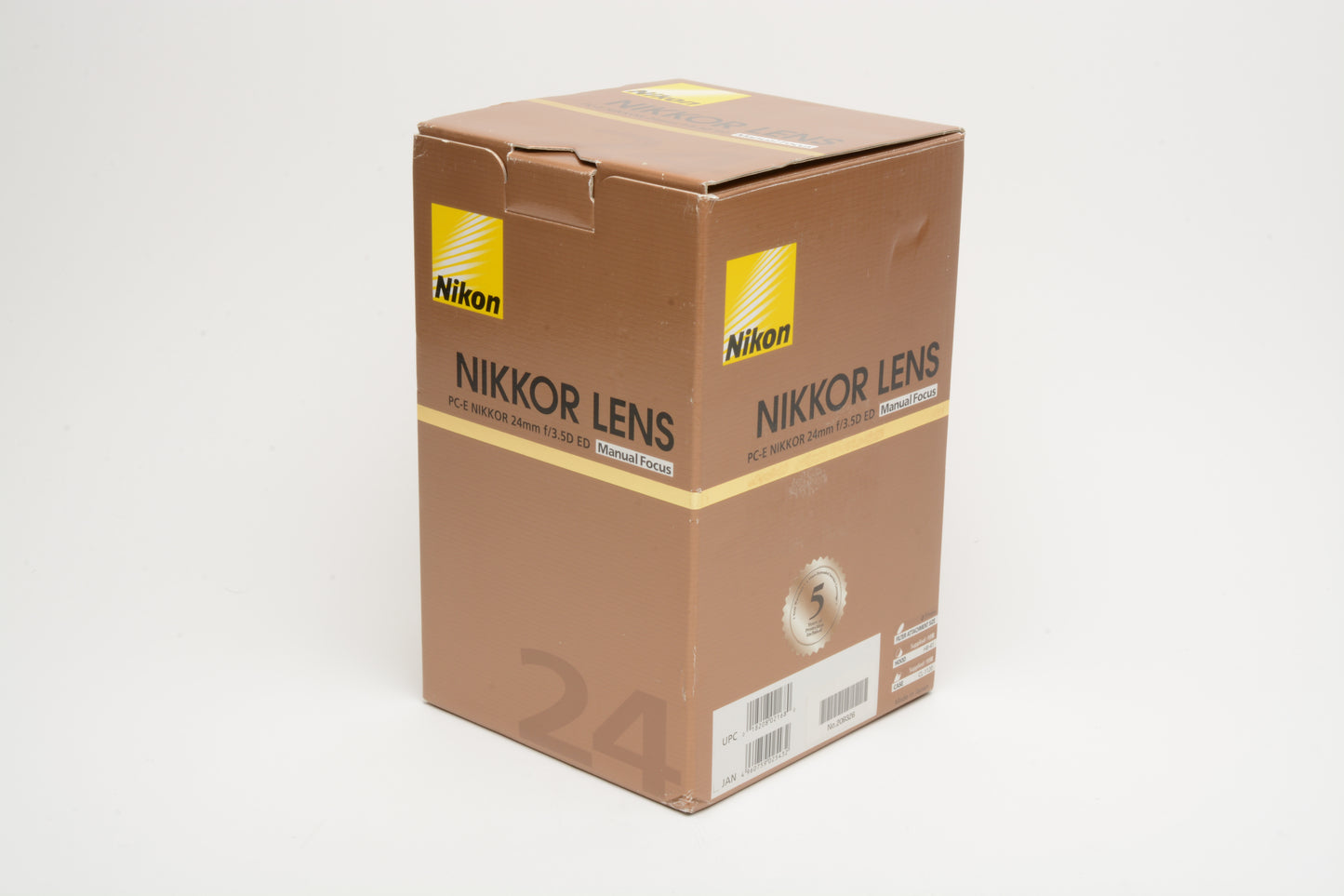 Nikon Nikkor MF 24mm f3.5D ED lens, Mint, Boxed, USA, w/hood