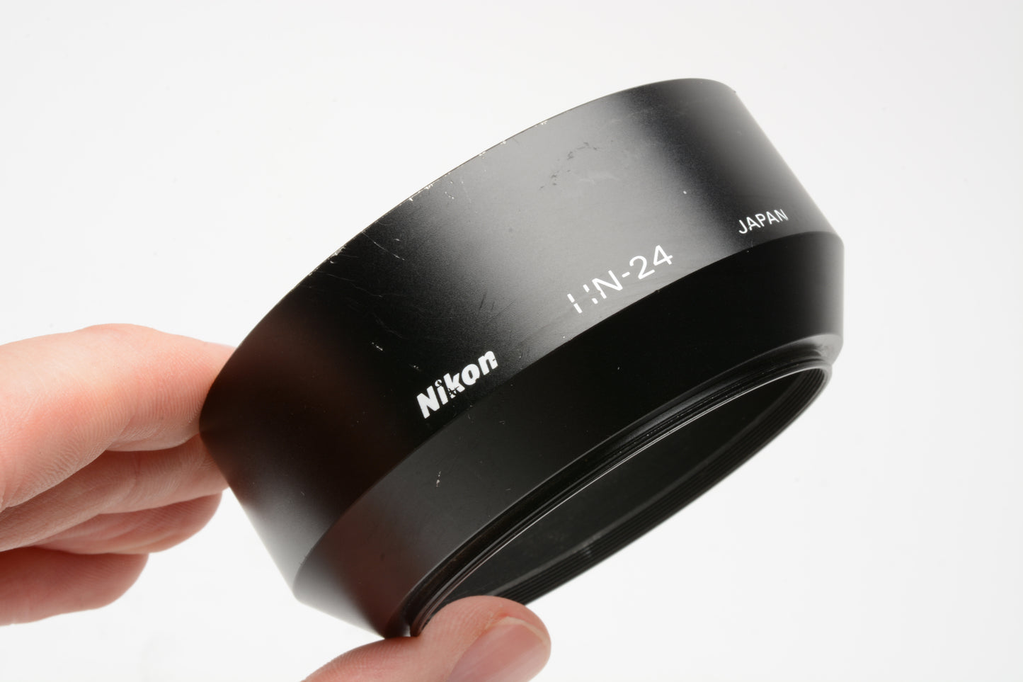 Nikon HN-24 Camera Lens Hood 62mm, Nice, metal hood, Genuine
