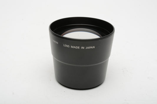 Canon TC-DC52 2.4x Tele Converter w/Caps and pouch
