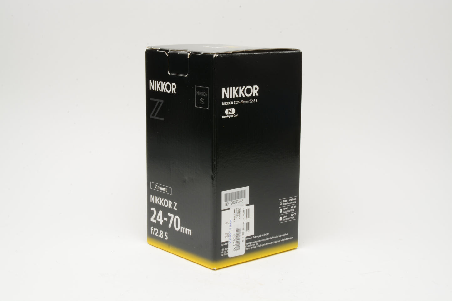 Nikon Nikkor Z 24-70mm f2.8S USA Version, Mint, Boxed