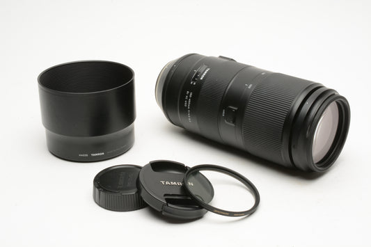 Tamron 100-400mm F4.5-6.3 Di VC USD Telephoto Zoom Nikon USA +UV