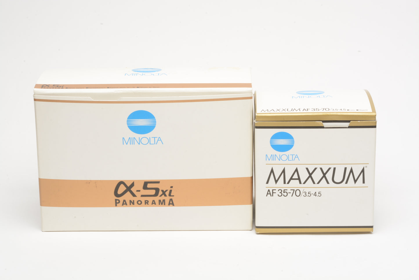 Minolta Maxxum 5xi 35mm SLR w/AF 35-70mm f3.5-4.5 zoom lens, boxed, tested, great!