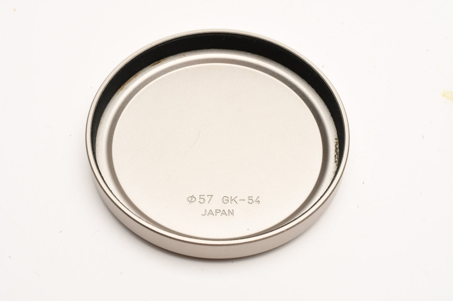 Contax GG-3 Lens hood w/Contax GK-57 lens cap, Mint-