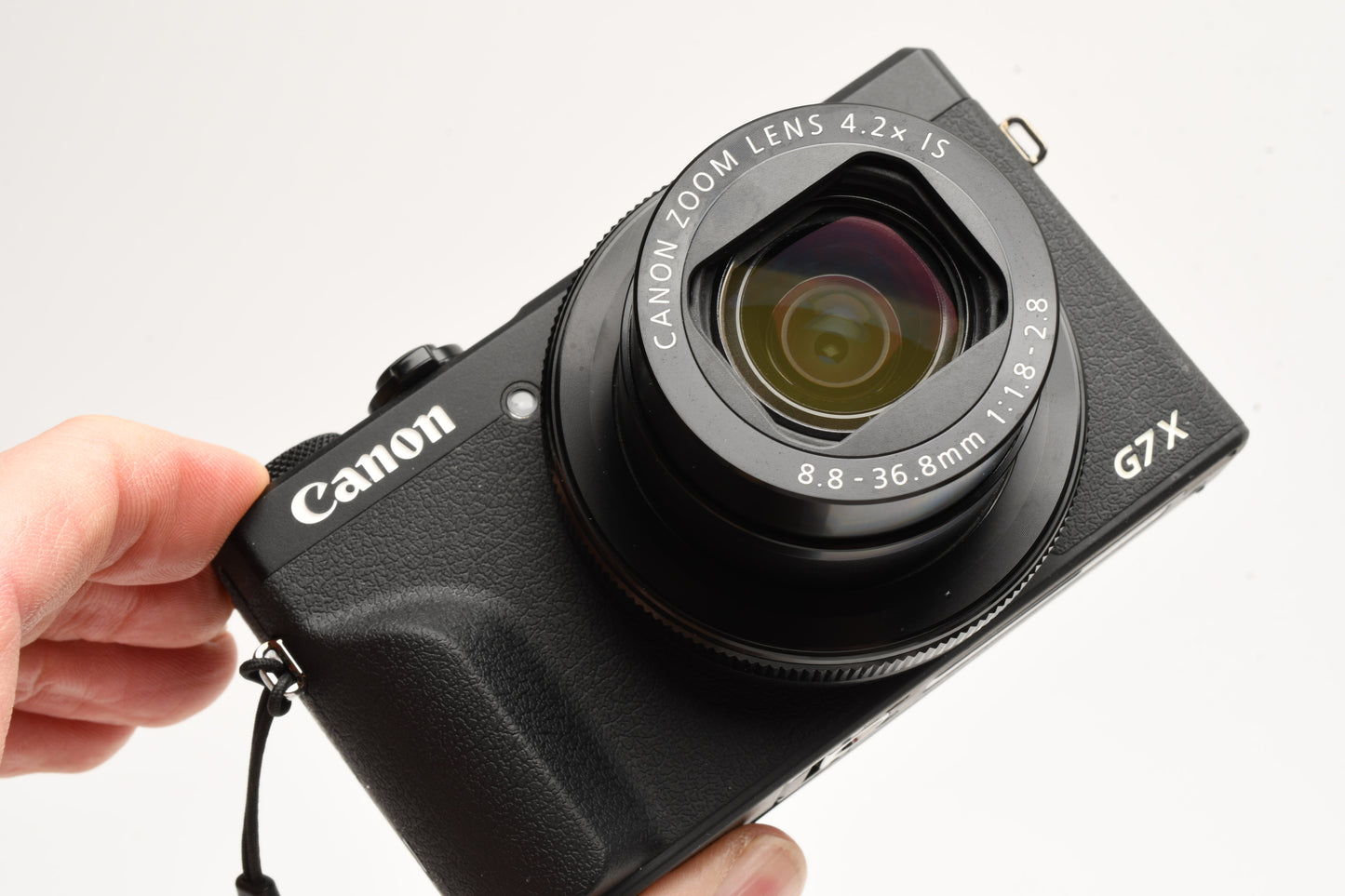 Canon G7x III 20.2MP Digital Point&Shoot camera, batt+charger+rubber shell, Mint-