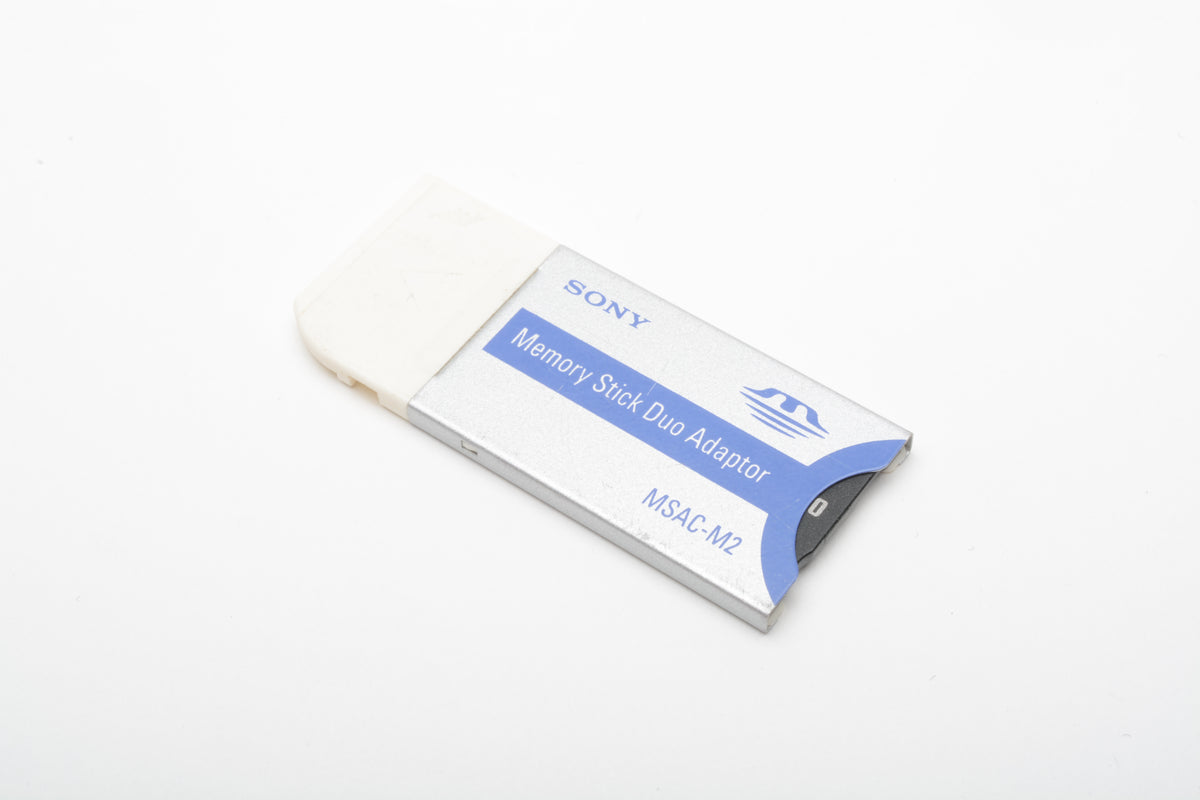 Sony Memory Stick Duo Adapter MSAC-M2 w/1GB ProDuo Card, Genuine