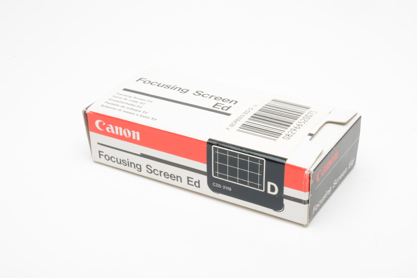 Canon Ed-D Matte Grid Lines Focusing Screen for Canon A2, A2e, EOS 5, NIB