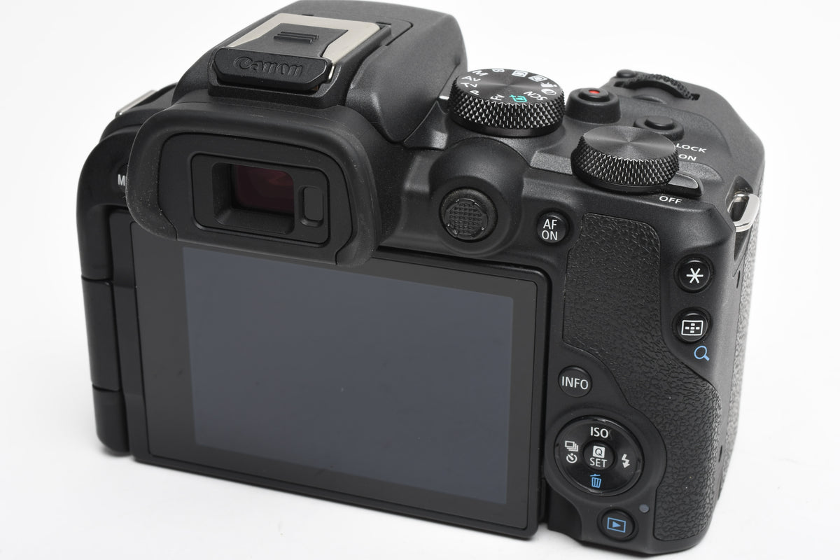 Canon EOS R10 Mirrorless Body w/Canon battery, charger, strap, ≤15,000 Acts