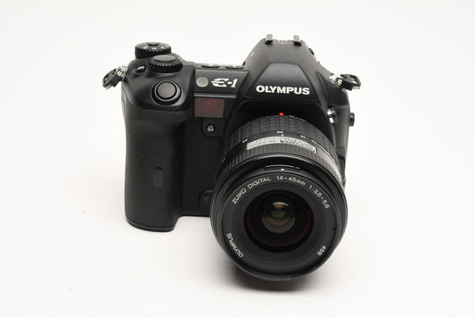 Olympus E-1 DSLR 5MP Bundle w/Zuiko 14-54mm F2.8-3.5 Lens ONLY 17 SC!!