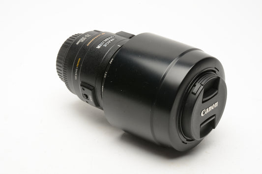 Canon EF 70-300mm f4-5.6 IS USM zoom lens, caps, hood, box, Mint-