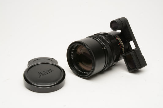 Leica Elmarit-R 135mm F2.8 Canada lens w/Goggles and caps, Nice!