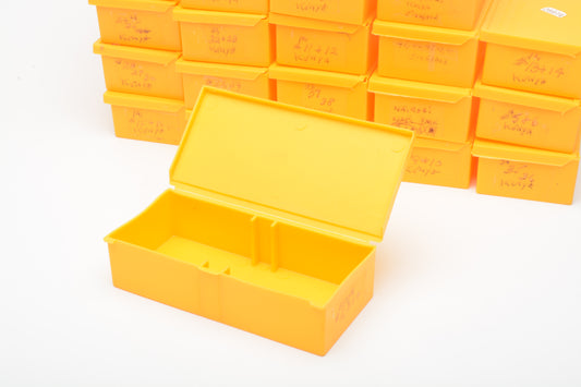 23X Plastic storage boxes for 35mm mounted slides, holds 40 slides