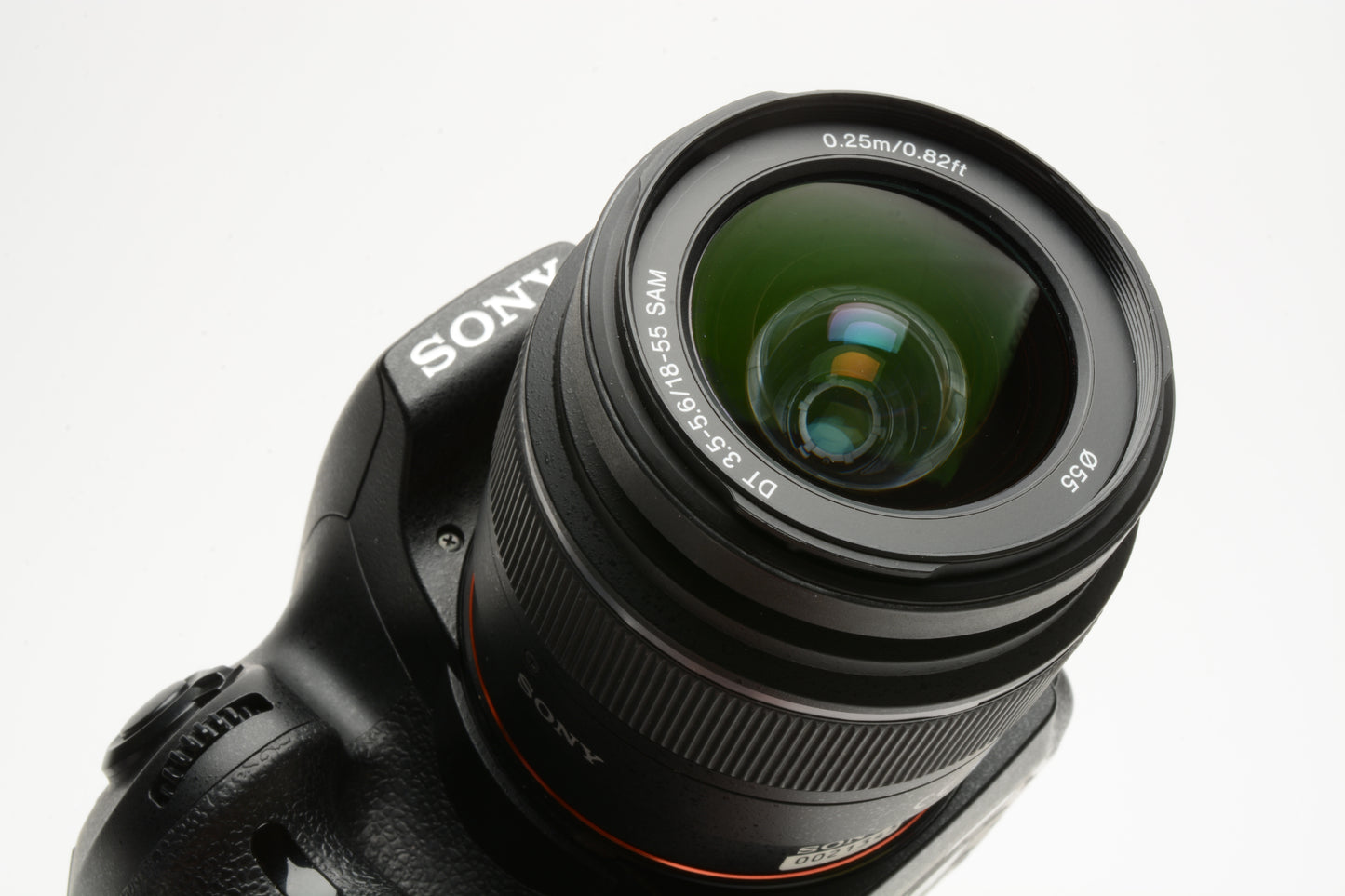 Sony A65 SLT-A65V w/18-55mm zoom, 2batts, charger, UV, Only 8227 Acts!