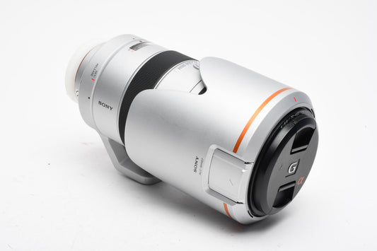 Sony 70-400mm f4-5.6 A-Mount Super-Telephoto Zoom Lens SAL70400G w/Case, hood