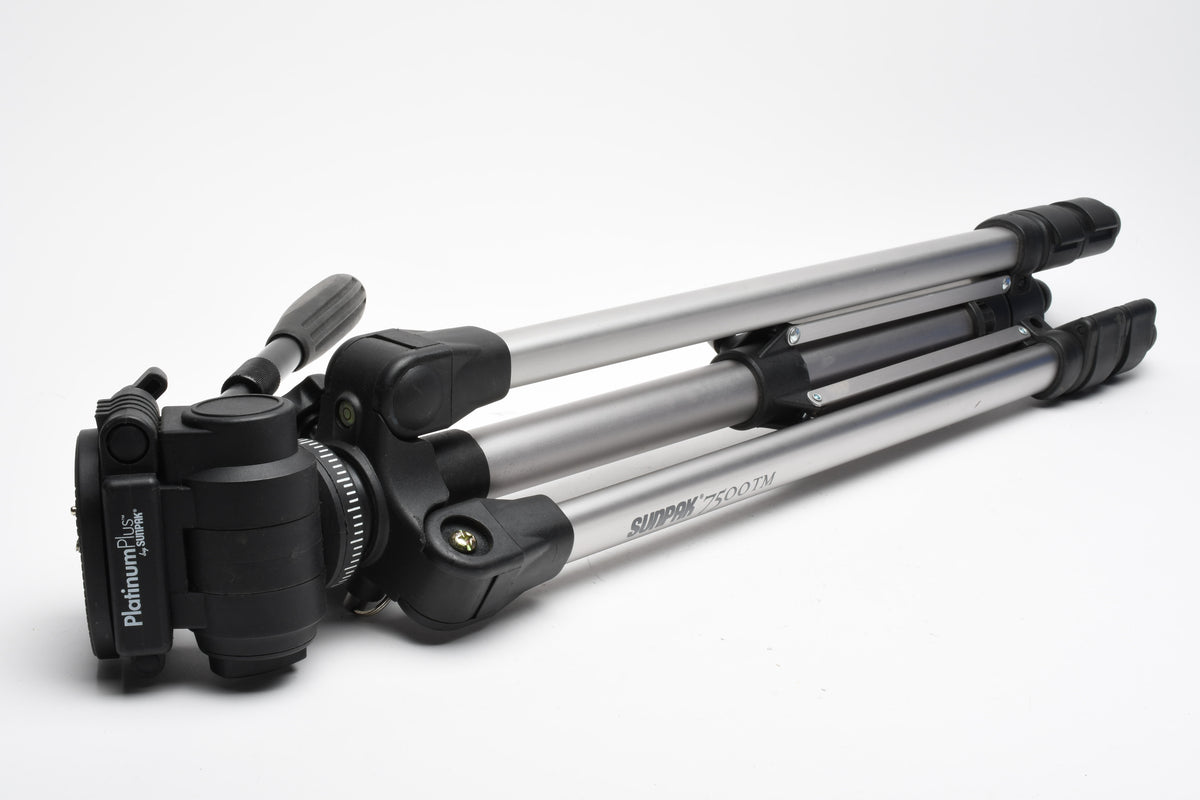 Sunpak Ultra 7500TM Tripod/Monopod with 3-way Fluid-effect Pan Head