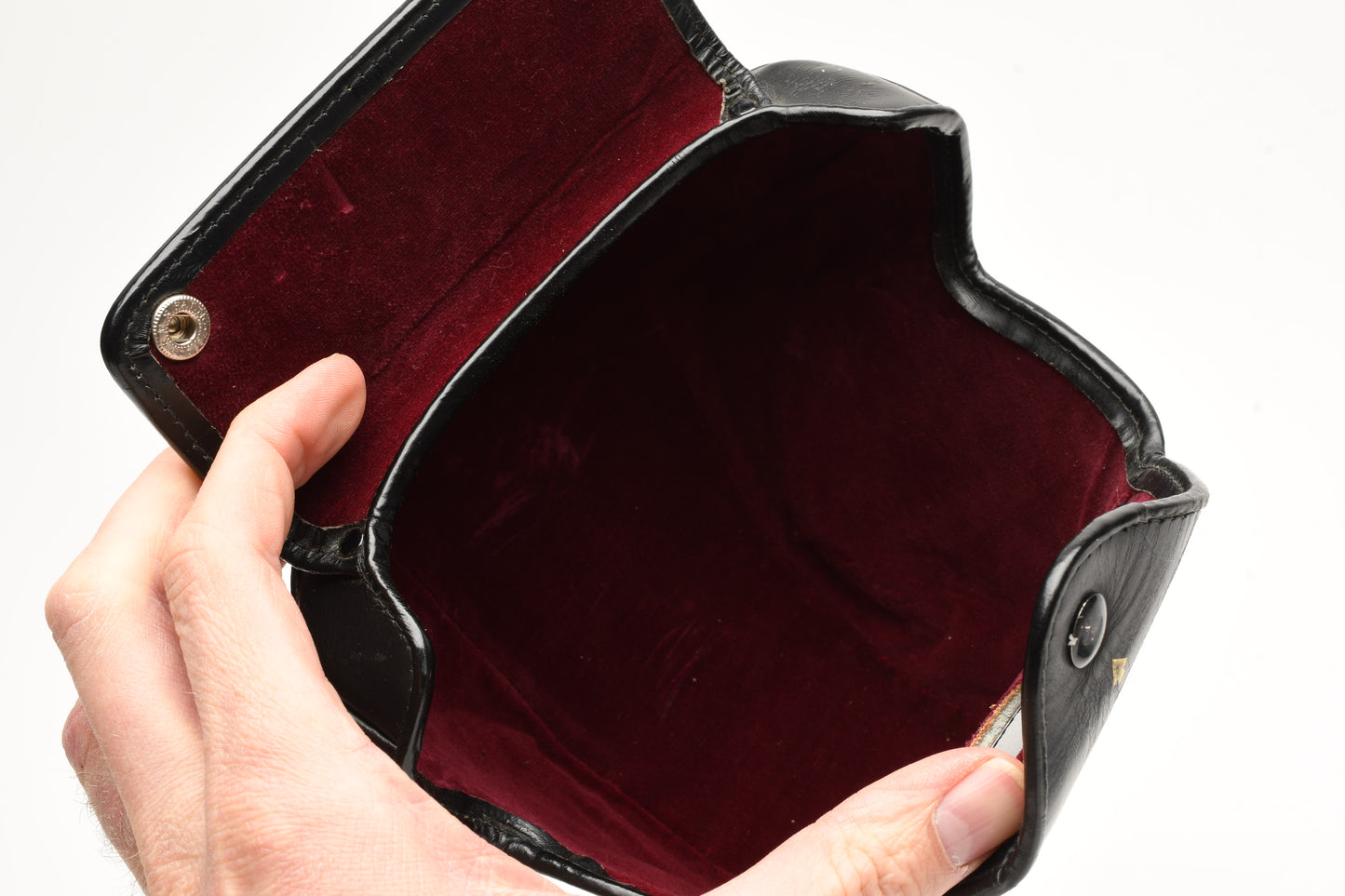 Nikon Nikkormat black leather eveready fitted case, nice & clean