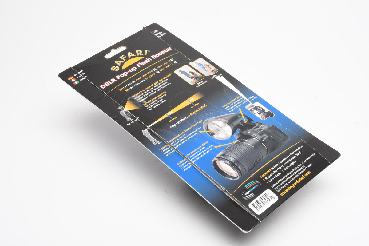 Rogue Safari Flash Booster - New - DSLR Pop-Up Flash booster