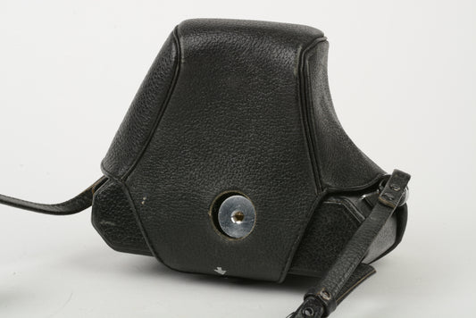 Nikon Nikkormat Nikomat camera leather eveready case, strap, Great!