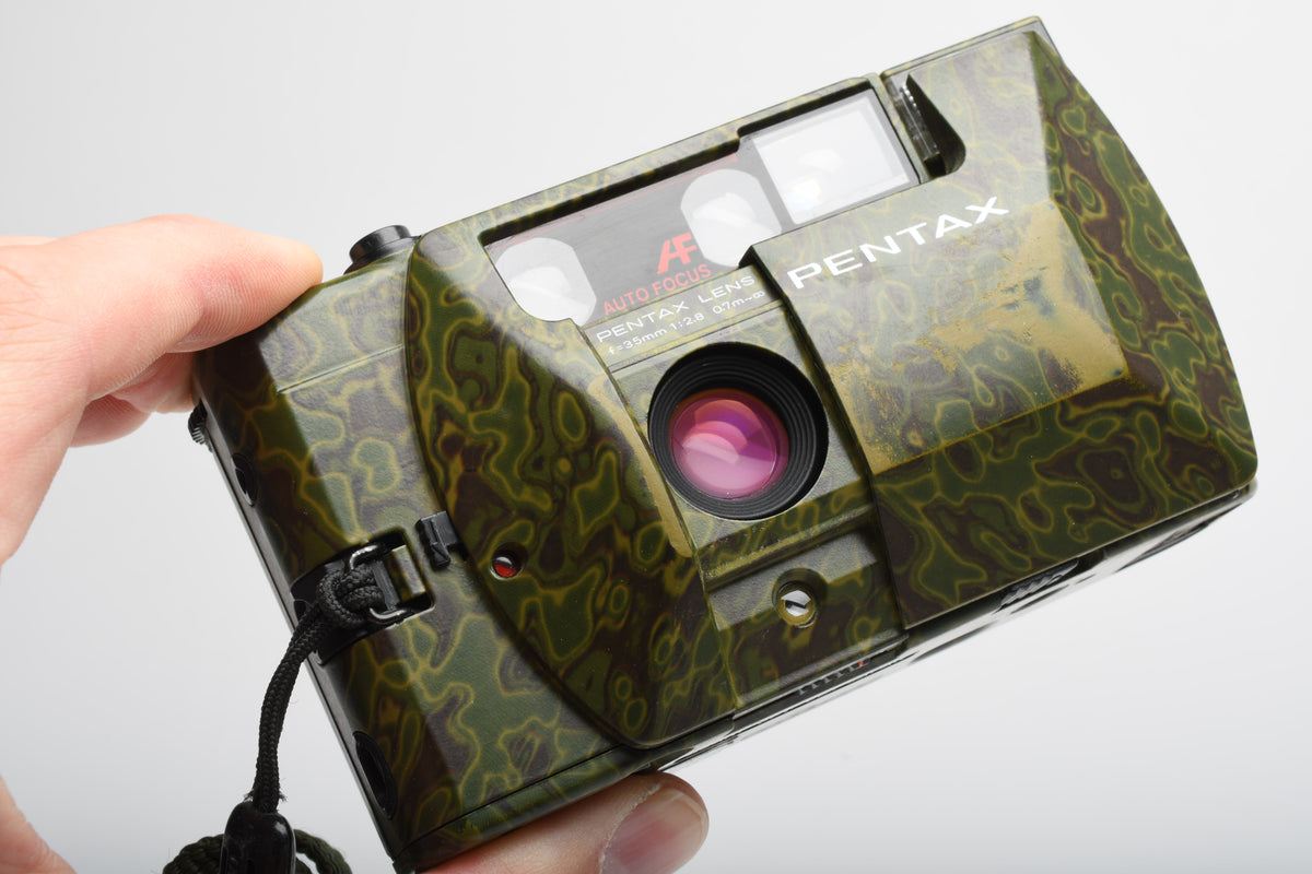 Pentax PC35AF 35mm Point&Shoot camera w/35mm f2.8 Prime (Rare Camo Version)