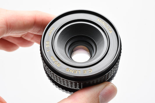 Minolta C.E. Rokkor 80mm f5.6 Enlarging Lens M39 LTM Screw Mount, Mint-