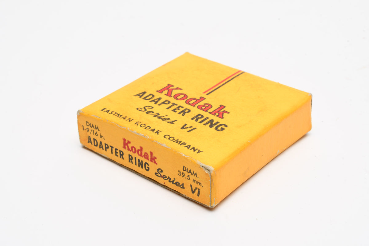 Kodak Series VI 31.5 mm-1 1/4 in. Slip-On Adapter Ring with Retaining Ring, NIB