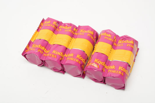 5X rolls Kodak Portra 400 ASA VC 120 Film C41 - Expired, Cold Stored