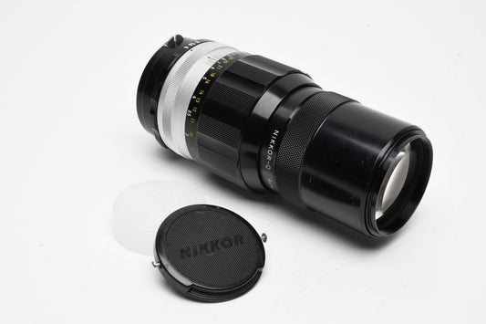 Nikon Nikkor Q 200mm f4 Non Ai Telephoto lens, Tested, Bargain
