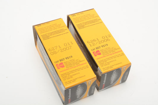 2X rolls Kodak BW400CN 120 B&W Film - Expired, Cold Stored